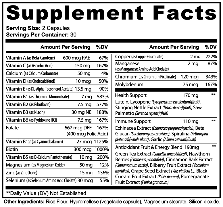 Complete Multivitamin for Daily Energy and Immune Support - Image 6