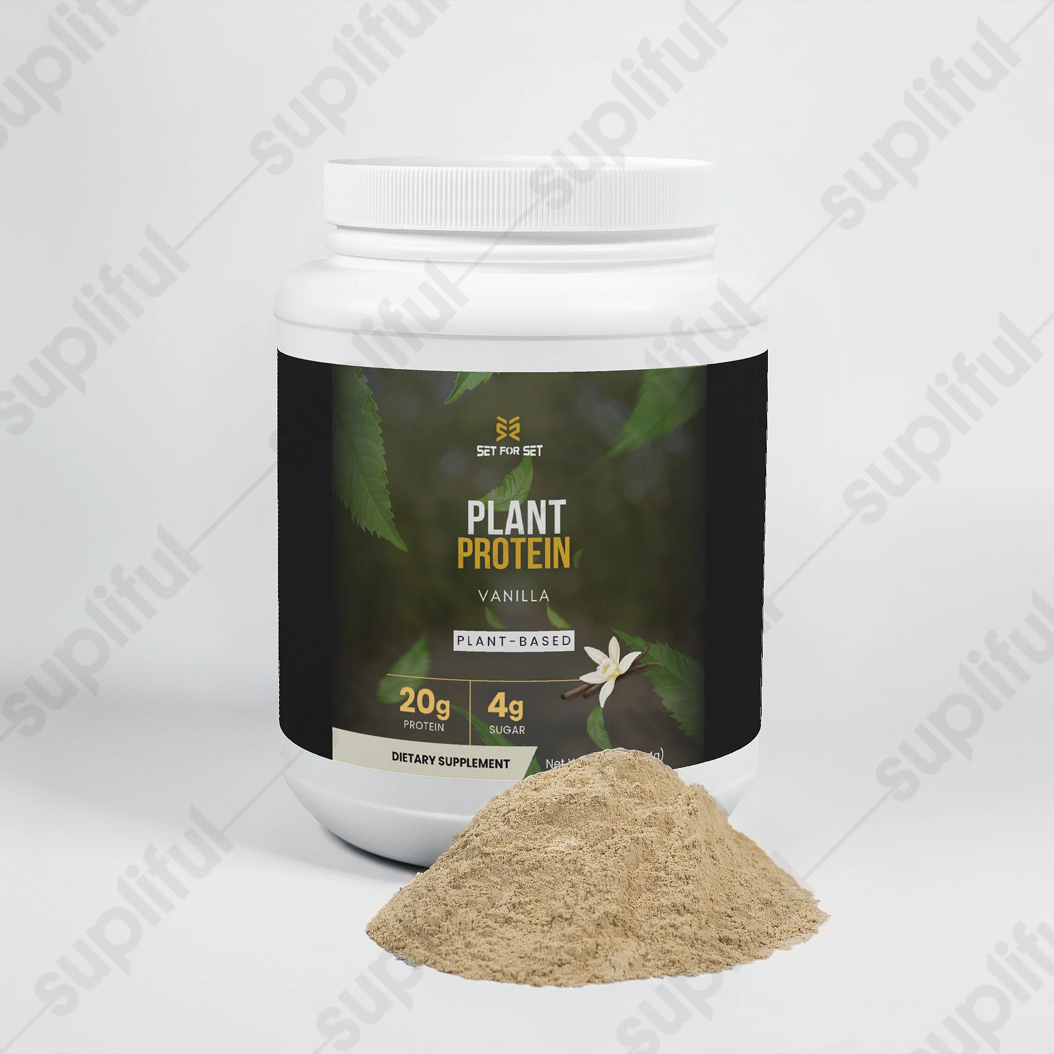 Vanilla Plant Protein Powder for Muscle Recovery - Image 4