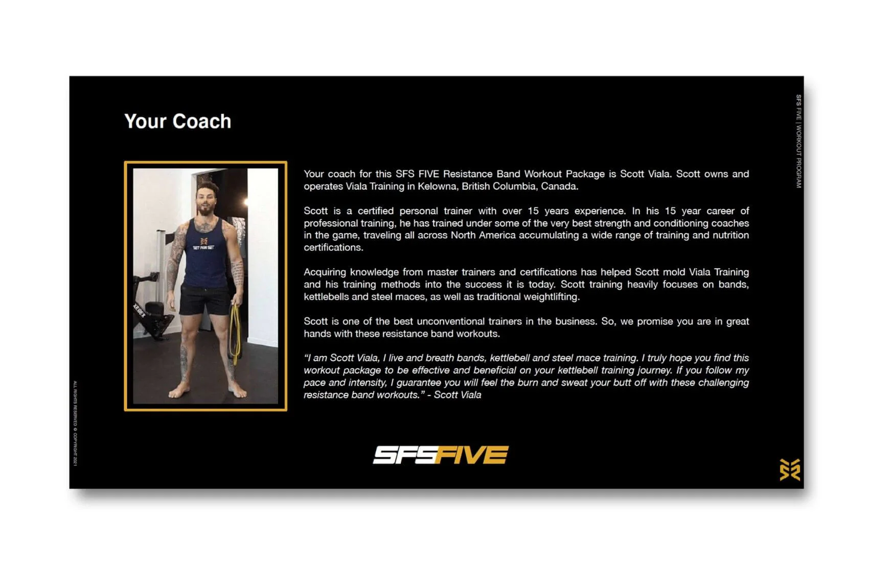 SFS FIVE Resistance Band Workout Program, 5 Full Workouts - Image 3