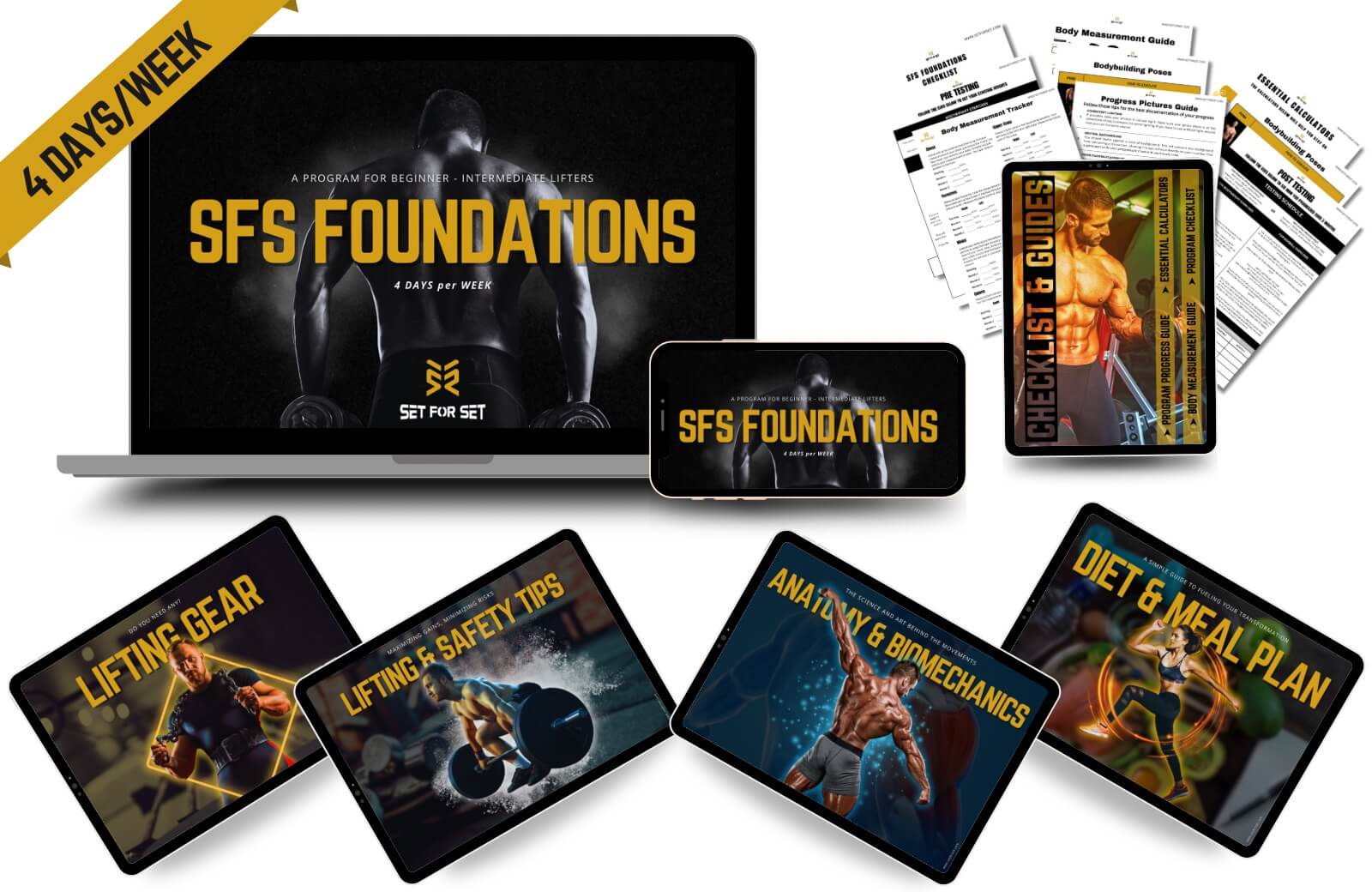 SFS Foundations: 12-Week Beginner Strength Program (3, 4-Day, or Custom) - Image 3